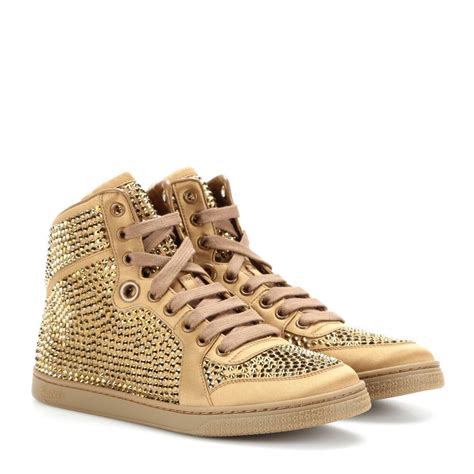 gucci gold high tops|gucci high top sneakers sale.